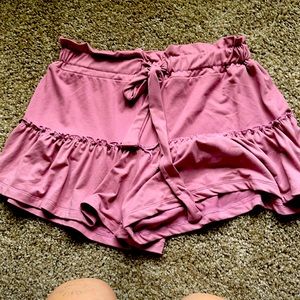 Pink shorts